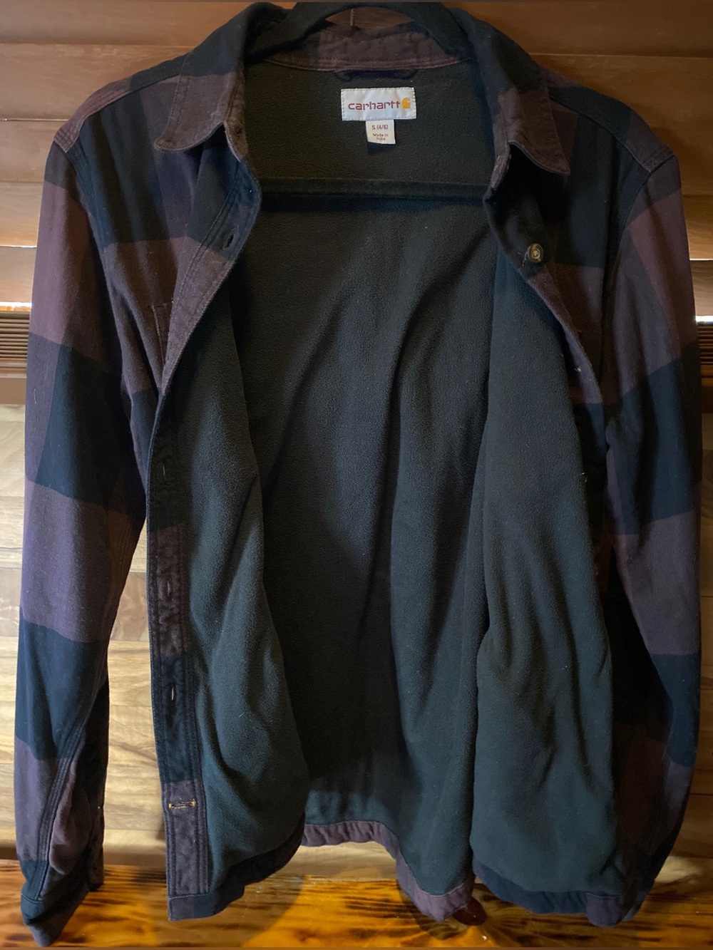 CARHARTT FLEECE LINED SHIRT JACKET